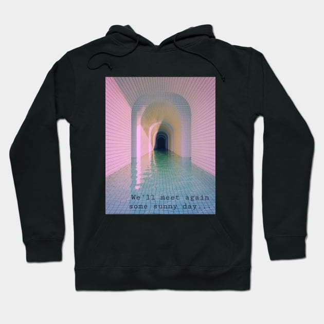 Dreamcore, Weirdcore, Backrooms Wallpaper - We'll meet again some sunny day Hoodie by Random Generic Shirts